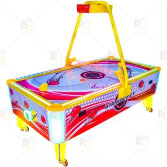 Yellow Air Hockey