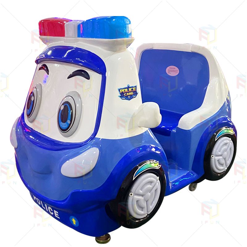Blue Police Car Mini Size